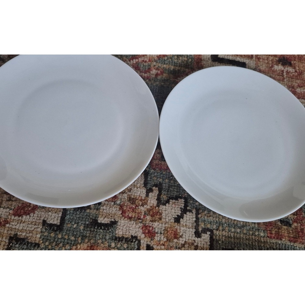 Raymond Loewy Continental China‎ Rosenthal White Salad Plates Set of 2 Germany